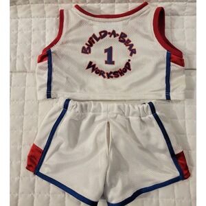 Build-A-Bear Workshop WNBA Basketball Jersey Shorts Set Uniform Costume Outfit
